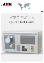 Preview for 1 page of ATEQ F6Class Quick Start Manual