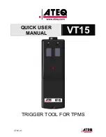 ATEQ VT15 Quick User Manual preview