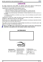 Preview for 16 page of atersa leo 1 Operation Instructions Manual