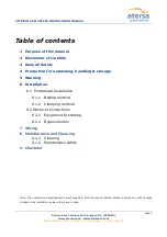 Preview for 2 page of atersa OPTIMUM A-235P GS Installation Manual