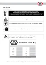 Preview for 3 page of ATH-Heinl ATH W142 User Manual