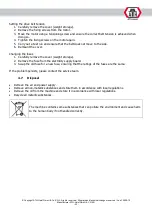 Preview for 101 page of ATH-Heinl W142 Operating Instructions Manual