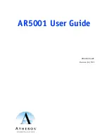 Atheros AR5001 User Manual preview