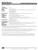 Preview for 2 page of ATI Technologies V7700 - FireGL 512MB PCI Express Specification