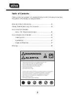 Preview for 2 page of Ativa DMD120D User Manual