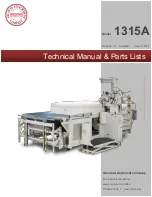 Preview for 1 page of Atlanta Attachment Company 1315A Technical Manual & Parts Lists