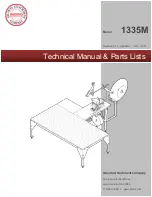 Atlanta Attachment Company 1335M Technical Manual & Parts Lists preview