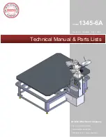 Preview for 1 page of Atlanta Attachment Company 1345-6A Technical Manual & Parts Lists