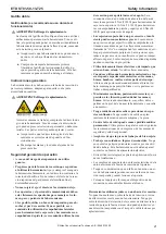 Preview for 21 page of Atlas Copco 8433215272 Safety Information Manual