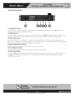 Preview for 7 page of Atlas AP-S15HR Owner'S Manual