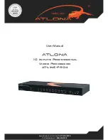 Atlona AT-LINE-PRO4 User Manual preview