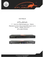 Preview for 1 page of Atlona AT-LINE-PRO5 User Manual