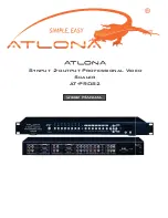 Preview for 1 page of Atlona AT-PRO82 User Manual