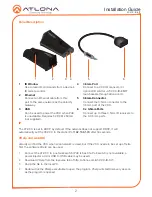 Preview for 2 page of Atlona AT-VCC-IR-KIT Installation Manual