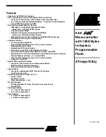 Preview for 1 page of Atmel AVR ATmega103 Manual