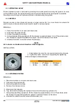 Preview for 46 page of ATN PIAF 10E 2018 Safety And Maintenance Manual