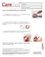 Preview for 2 page of Atos Medical CareTips Provox FreeHands FlexiVoice Quick Start Manual