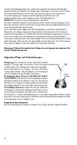 Preview for 8 page of Atos PROVOX SolaTone Lite Instructions For Use Manual