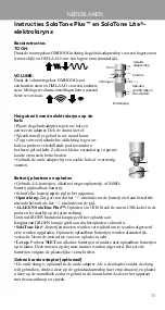 Preview for 11 page of Atos PROVOX SolaTone Lite Instructions For Use Manual