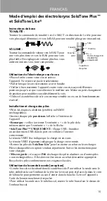 Preview for 15 page of Atos PROVOX SolaTone Lite Instructions For Use Manual