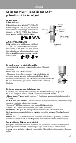 Preview for 43 page of Atos PROVOX SolaTone Lite Instructions For Use Manual