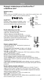 Preview for 47 page of Atos PROVOX SolaTone Lite Instructions For Use Manual