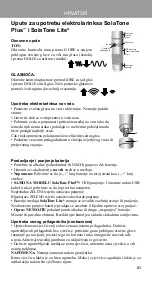 Preview for 83 page of Atos PROVOX SolaTone Lite Instructions For Use Manual