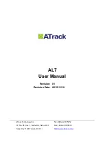 Preview for 1 page of ATrack AL7 User Manual