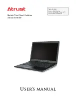 Preview for 1 page of Atrust mt180W User Manual