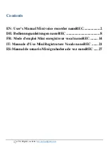 Preview for 2 page of aTTo Digital nanoREC User Manual