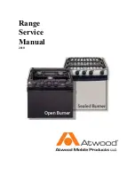 Atwood Open Burner Service Manual preview