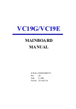 Preview for 1 page of ATX VC19E Manual