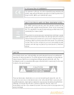 Preview for 7 page of AUDAC APT20 User Manual