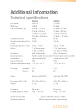 Preview for 7 page of AUDAC CHA530 User & Installation Manual