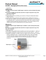 Preview for 3 page of Audacy ESC1000 Product Manual