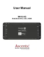 Audio Authority Ascentic MH10-HD User Manual preview