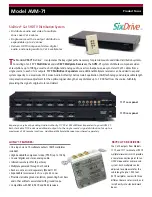 Audio Authority SixDrive AVM-71 Product Manual preview