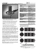 Audio Technica AT4050 AT4050 Specifications preview