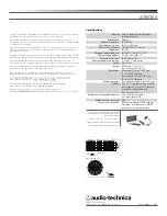 Preview for 2 page of Audio Technica ATM350 Manual