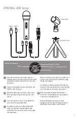 Preview for 3 page of Audio Technica ATR2100x-USB User Manual