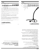 Preview for 1 page of Audio Technica ATR4750 Instructions