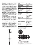 Preview for 2 page of Audio Technica ES933PMH Installation And Operation