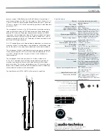 Preview for 2 page of Audio Technica U857AL Manual