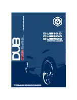 AudioBahn DUB100 Owner'S Manual preview