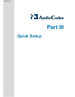 Preview for 55 page of AudioCodes 310HD Administrator'S Manual