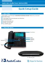 AudioCodes HRS Quick Setup Manual preview