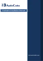 Preview for 70 page of AudioCodes Mediant 1000B Hardware Installation Manual