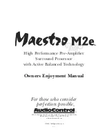 Preview for 3 page of AudioControl Maestro M2e Owner'S Enjoyment Manual