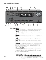 Preview for 10 page of AudioControl Maestro M2e Owner'S Enjoyment Manual