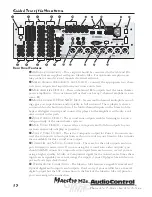 Preview for 12 page of AudioControl Maestro M2e Owner'S Enjoyment Manual